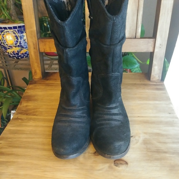 BCBGeneration Cowboy Boots Black Sz 6.5 - Picture 3 of 8